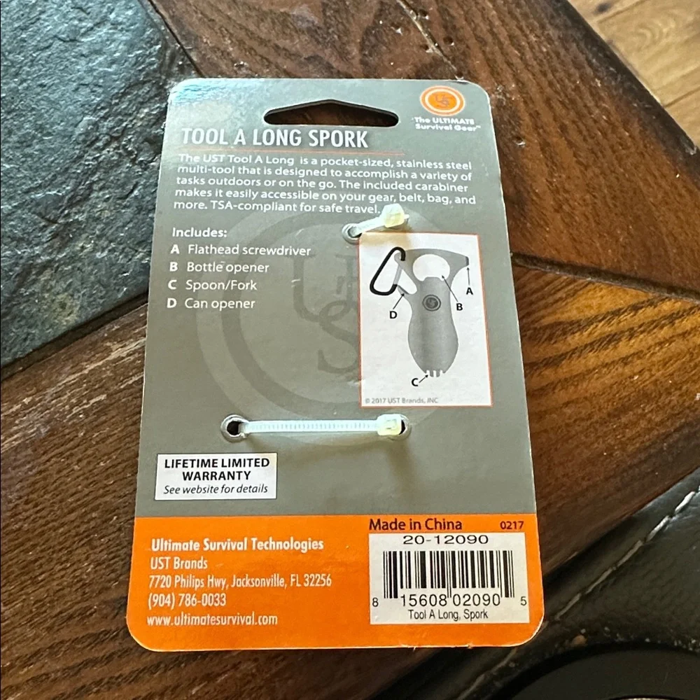 Ultimate survival gear Tool A Long Spork